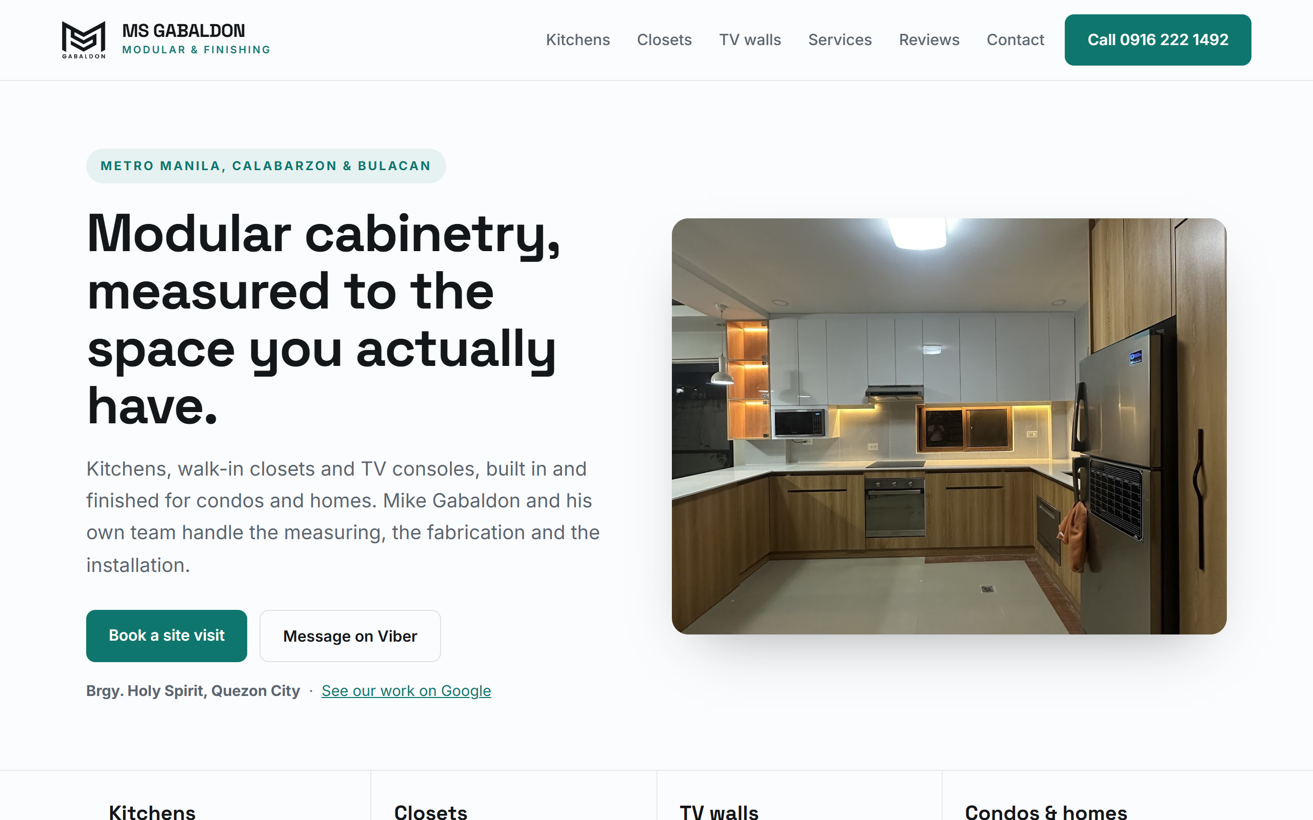 msgabaldon.com, built by GetFound PH